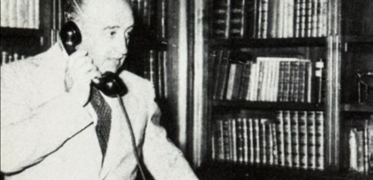 1943. Franco recibe en el pazo de Meirás al embajador Británico Samuel Hoare. Por Carlos Fernández Barallobre