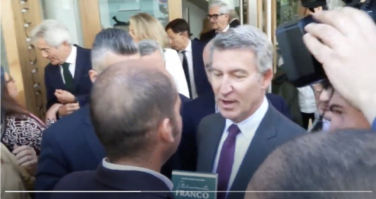 Feijóo rechaza un libro sobre Franco